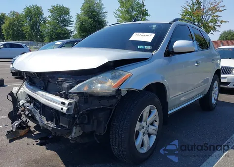 2006 Nissan Murano Sl from USA, damaged, VIN JN8AZ08W66W519972